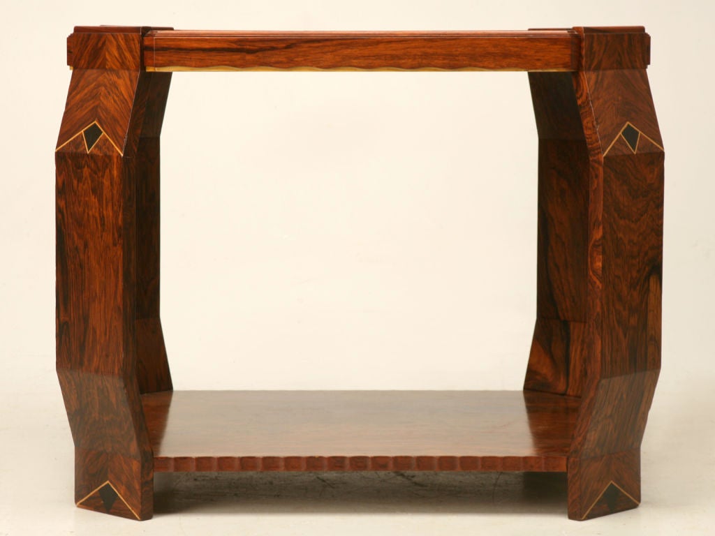 c.1930 French Rosewood Art Deco Side Table