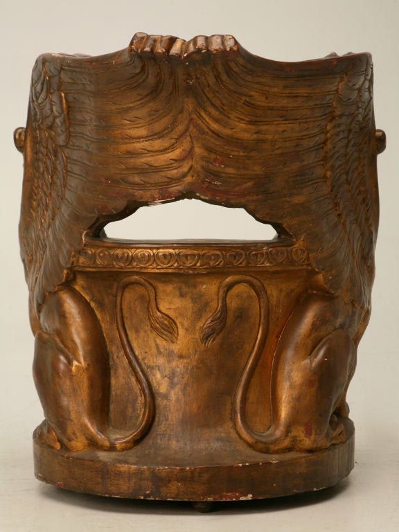 Greek c.1973 Throne Chair From the Motion Picture 