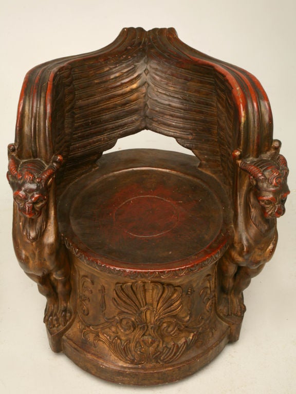 Late 20th Century c.1973 Throne Chair From the Motion Picture 