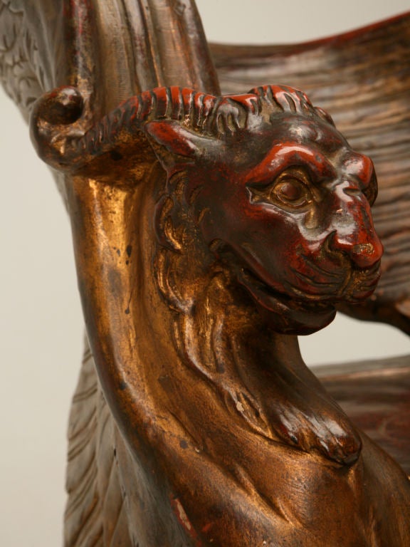 Terracotta c.1973 Throne Chair From the Motion Picture 