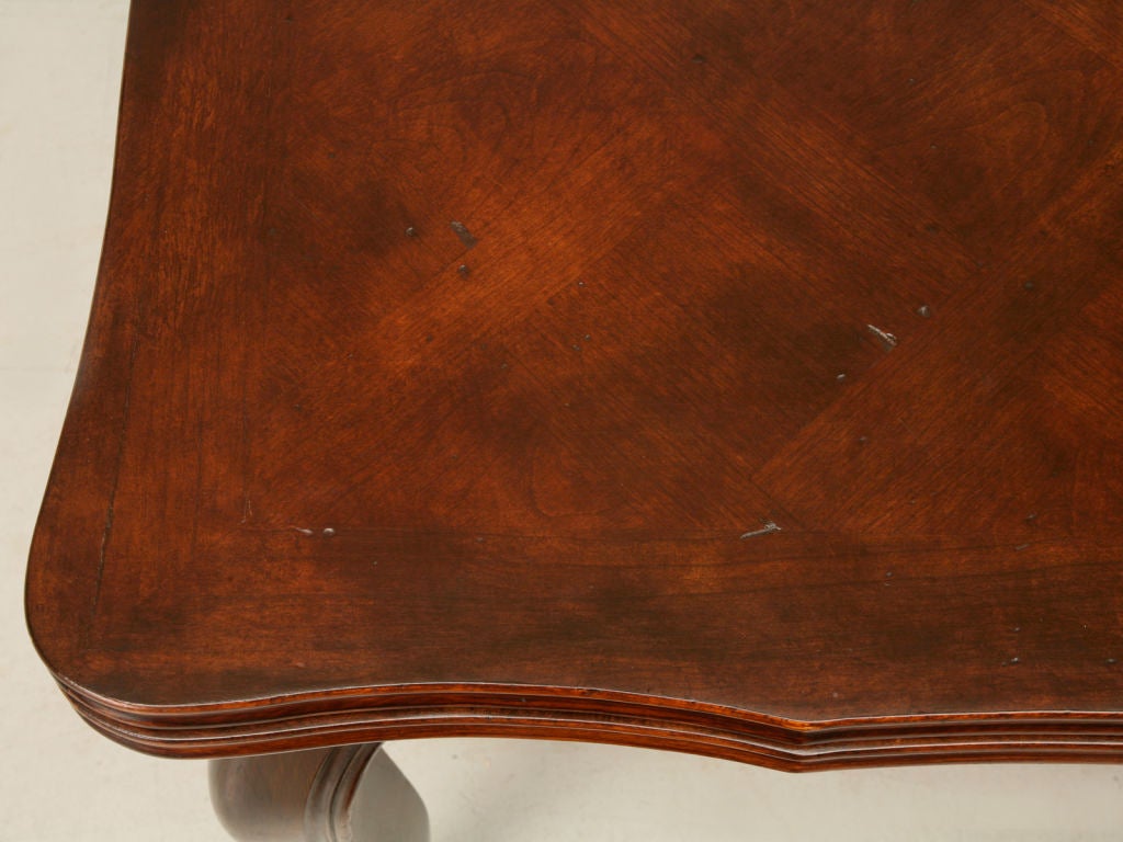 c.1930 French Cherry Draw Leaf Dining Table 2
