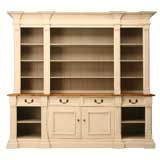 English Painted Bookcase/Hutch