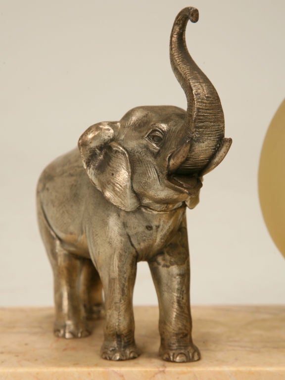 c.1930 French Art Deco Elephant Lamp 2
