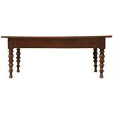 c.1890 French Walnut Coffee Table