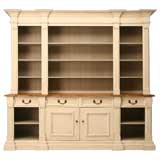 English Painted Bookcase/Hutch