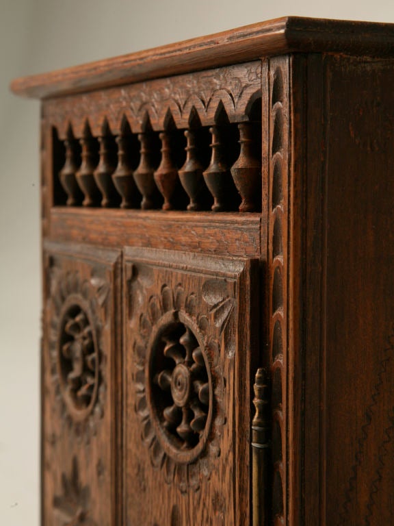 c.1890 French Miniature Armoire Salesman's Sample 3