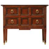 Louis XVI Distressed Wood Commode