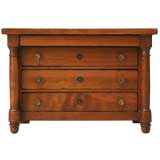 c.1900 French Cherry Miniature Salesman's Sample Commode