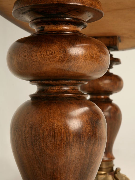 Antico tavolo da console in mogano, bronzo e onice in stile Art Nouveau c1890-1900 in vendita 1