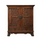 c.1930 Petite Spanish Oak Cupboard