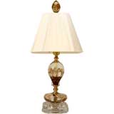 c.1950 Paperweight Lamp w/Original Finial