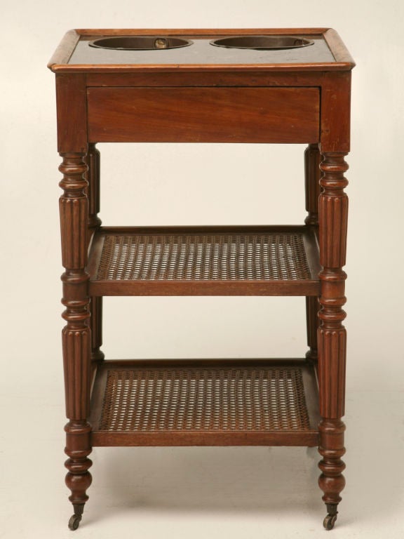 c.1840 Antique French Mahogany Refraichissoir