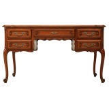 Vintage c.1940 French Cherry Louis XV Style Desk