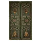 Antique c.1850 French Painted Doors
