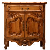 Petite French Figured Walnut Server/Sink Base/Nightstand 10