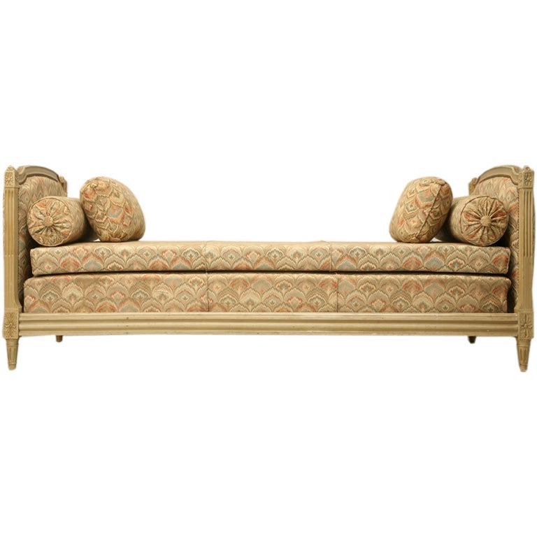 c.1920 Original Paint Louis XVI Style Daybed