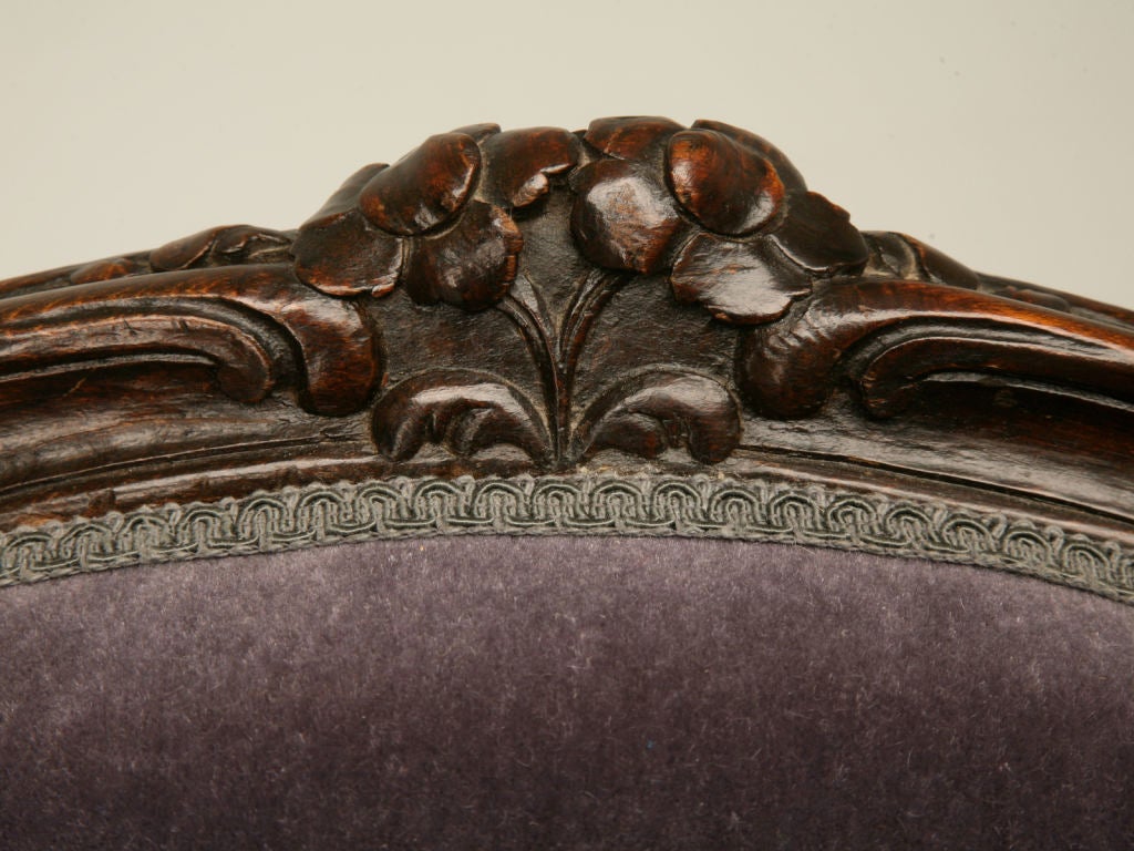 c.1890 Hand-carved American Wingback Chair