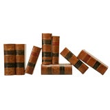 Vintage American Leather Bound Law Books
