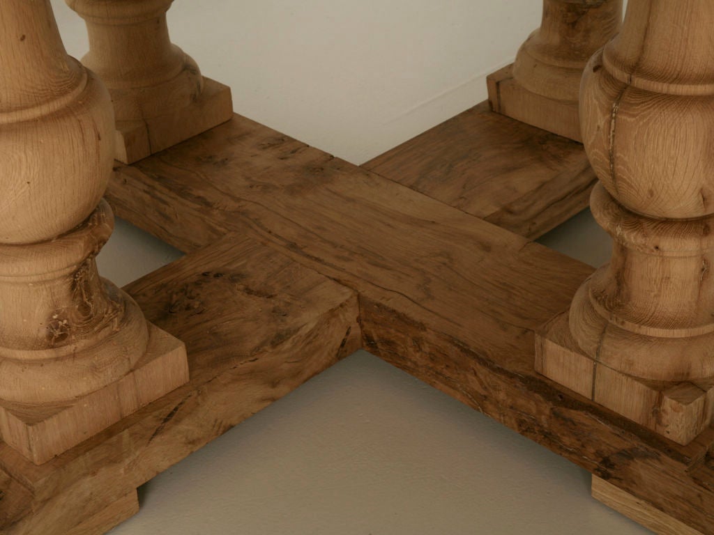 Handcrafted Clover Style Dining Table Custom Made in Any Dimension or Finish For Sale 2