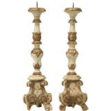 Antique Pair of 18th Century Italian Altar Prickets