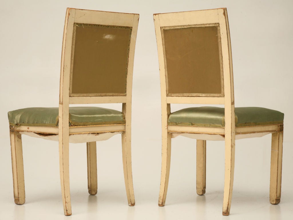 c.1860 Pair of French Directoire Side Chairs 6