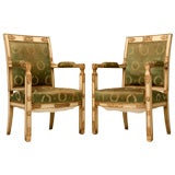 c.1860 Pair of French Directoire Fauteuils