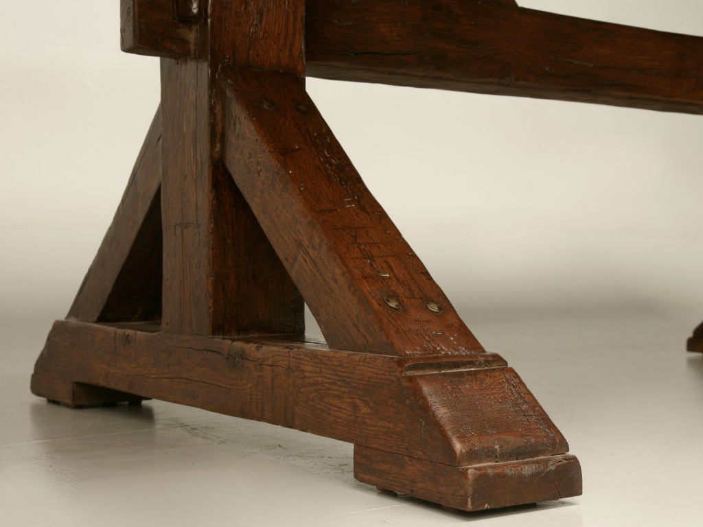 Handmade French White Oak Farm Table 2