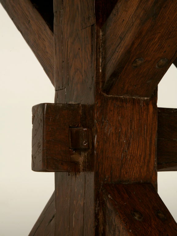 Contemporary Handmade French White Oak Farm Table