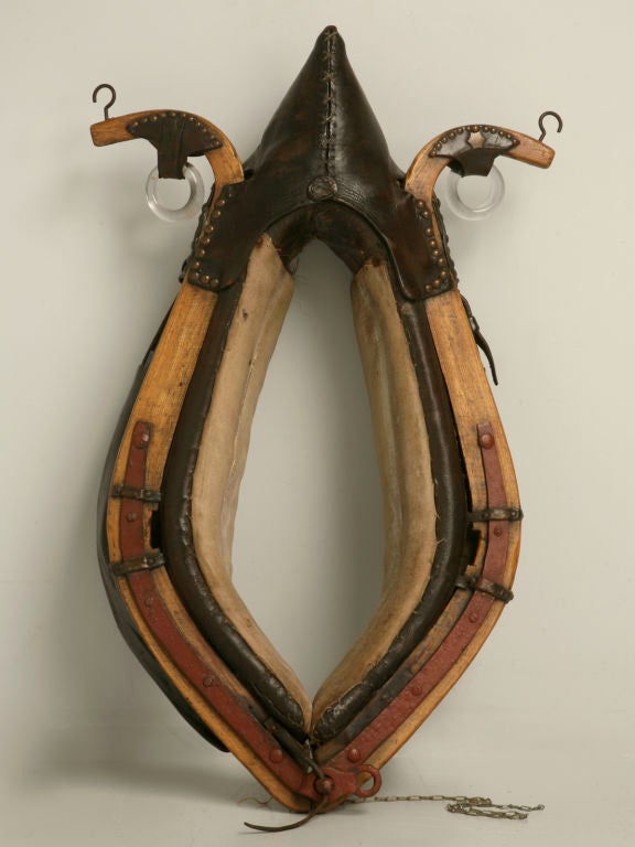 Leather Antique French Livery Yoke