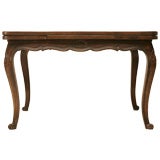 c.1930 Petite French Oak Draw-leaf Dining Table