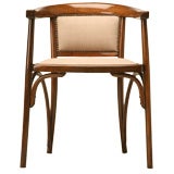 c.1910 Fischel Bentwood Barrel-Back Chair