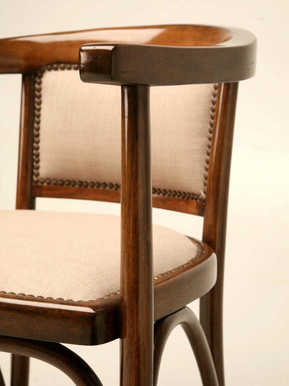 20th Century c.1910 Fischel Bentwood Barrel-Back Chair