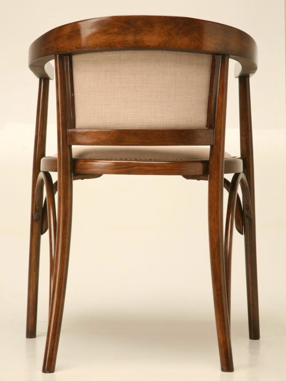 c.1910 Fischel Bentwood Barrel-Back Chair 6