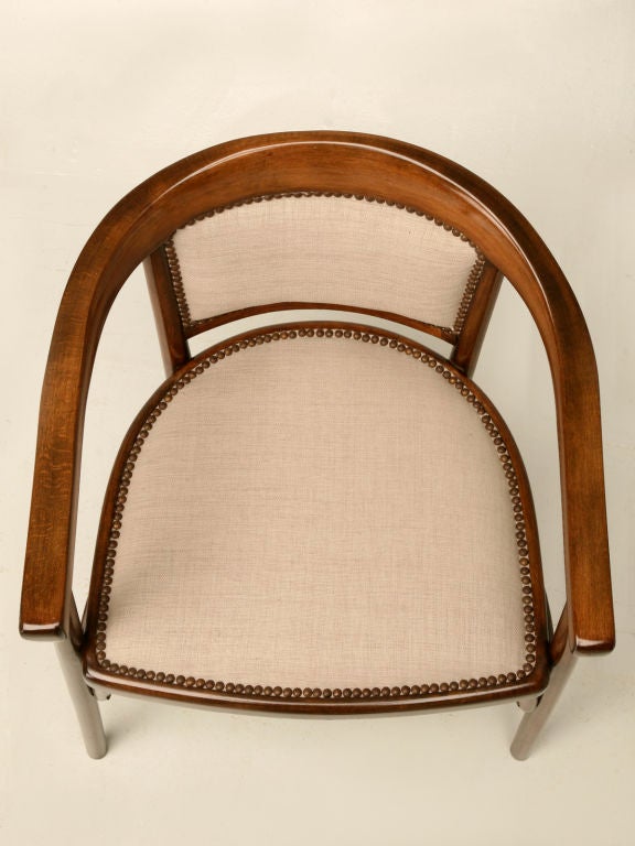 c.1910 Fischel Bentwood Barrel-Back Chair 2