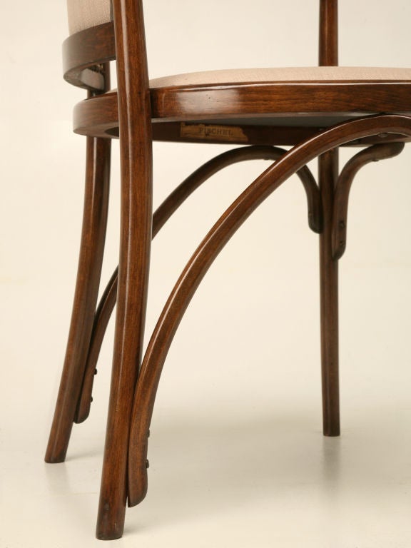 c.1910 Fischel Bentwood Barrel-Back Chair 4