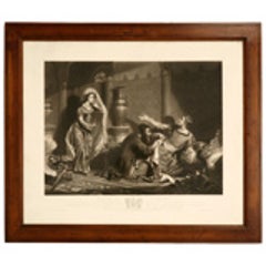 c.1830 Exquisite Antique English Etching Artist Proof 7