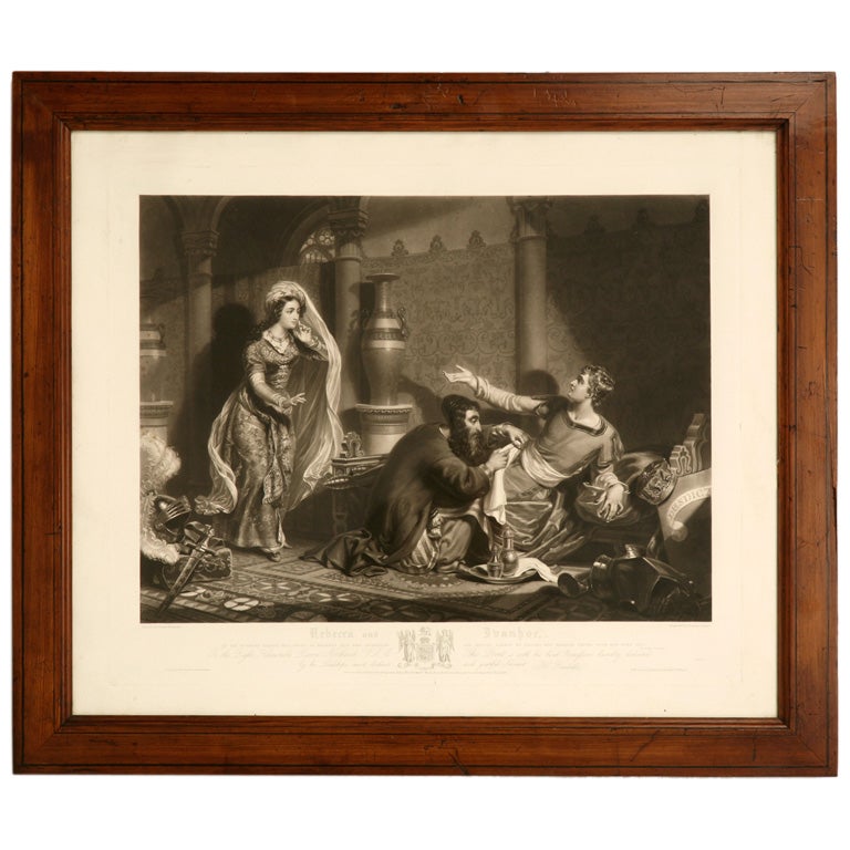 c.1830 Exquisite Antique English Etching Artist Proof For Sale