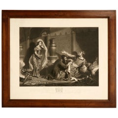 c.1830 Exquise gravure anglaise ancienne épreuve d'artiste