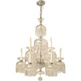 Used c.1950 Waterford? 9-Light Crystal Chandelier