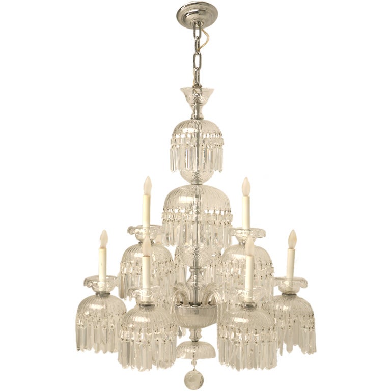 c.1950 Waterford? 9-Light Crystal Chandelier