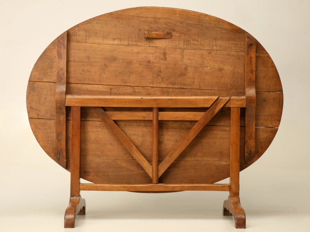 19th Century Wine-Tasting Table c1875 French Cherrywood