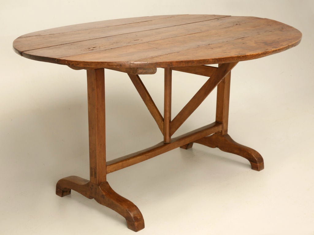 Wine-Tasting Table c1875 French Cherrywood 3