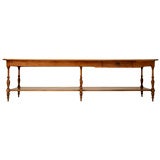 Used c.1880 French Pine Bakery Table