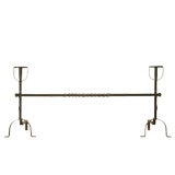 c.1880 Three Piece French Iron Fireplace Set 11