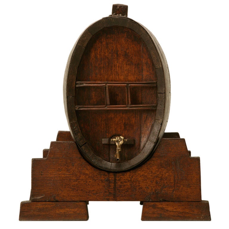 c.1860 Petite French Oak Wine Barrel