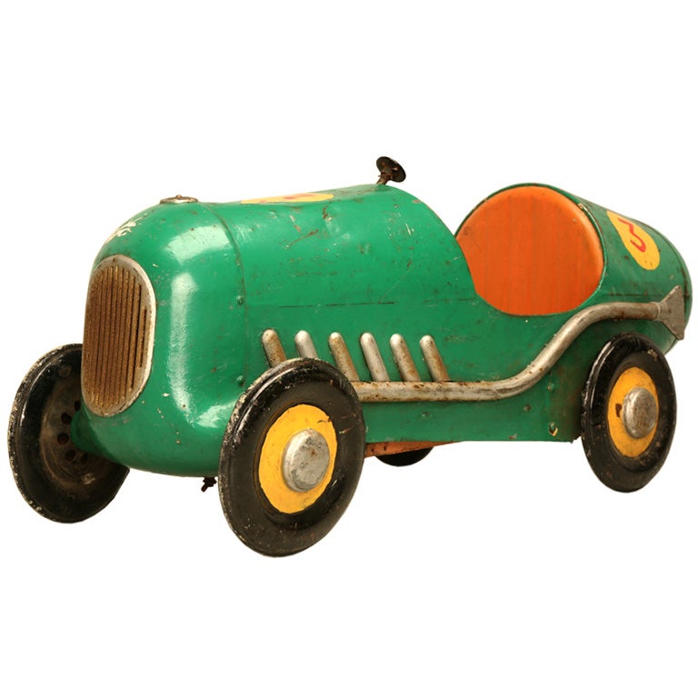 c.1930 French Toy Pedal Car