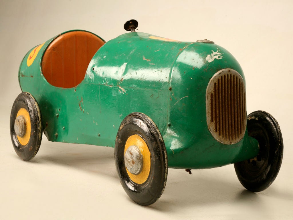 c.1930 French Toy Pedal Car 6
