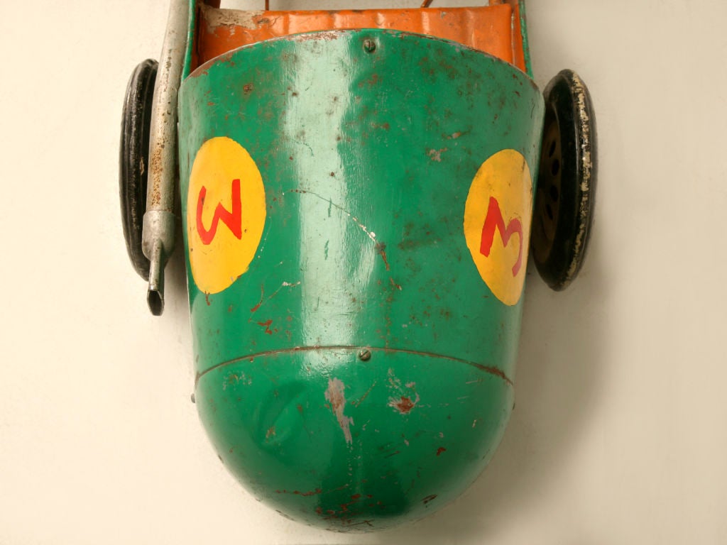 c.1930 French Toy Pedal Car 3