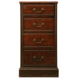 c.1880 English Mahogany Bank of Drawers