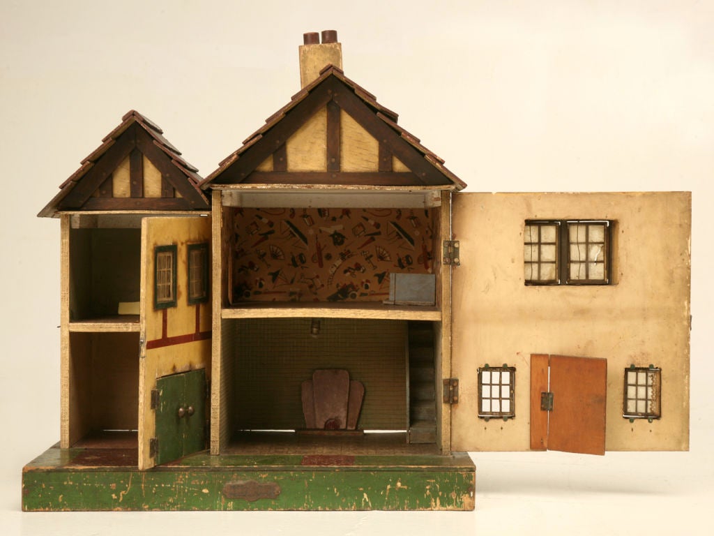 c.1930 Amersham English Tudor Dollhouse 2